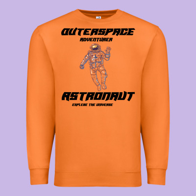 Outer Space Adventurer Astronaut Premium Sweatshirt Designed By Bettercallsaul