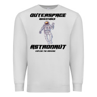 Dove Grey Outer Space Adventurer Astronaut Premium Sweatshirt - Bettercallsaul