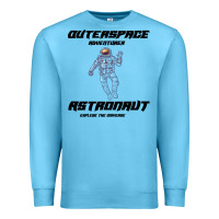 Ocean Blue Outer Space Adventurer Astronaut Premium Sweatshirt - Bettercallsaul