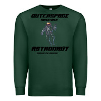 Sports Green Outer Space Adventurer Astronaut Premium Sweatshirt - Bettercallsaul