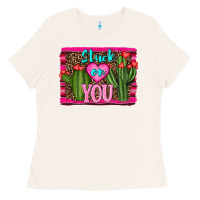 Stuck On You Cactus Ladies Tee | Teevron