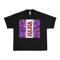 Black purple leopard pink mama hearts Urban Heavy Tee - AdoDesignShop