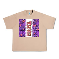 Burro purple leopard pink mama hearts Urban Heavy Tee - AdoDesignShop