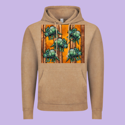 Dinosaur Triceratops Vintage Hoodie Designed By Artiststas