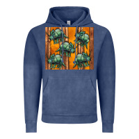 Vintage Denim dinosaur triceratops Vintage Hoodie - Artiststas