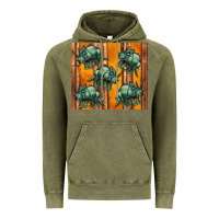 Vintage Olive dinosaur triceratops Vintage Hoodie - Artiststas