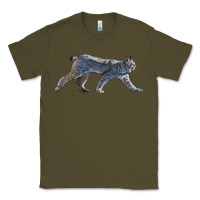 Army Green canada lynx Classic Tee - LillyAllenDesigns