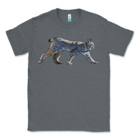 Charcoal Heather canada lynx Classic Tee - LillyAllenDesigns