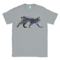 Heather Grey canada lynx Classic Tee - LillyAllenDesigns