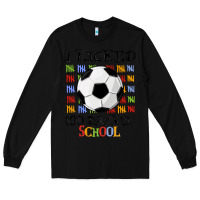 Black i kicked 100 days of school Long Sleeve Tee - MaliasSmallBusiness