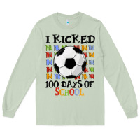 Matcha i kicked 100 days of school Long Sleeve Tee - MaliasSmallBusiness