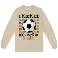 Mushroom i kicked 100 days of school Long Sleeve Tee - MaliasSmallBusiness