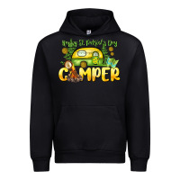 Black Happy St. Patrick's Day camper Urban Hoodie - HowdyJamesFarm