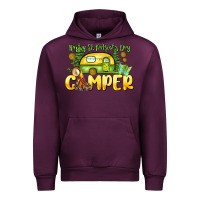 Mauve Wine Happy St. Patrick's Day camper Urban Hoodie - HowdyJamesFarm