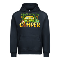 Navy Happy St. Patrick's Day camper Urban Hoodie - HowdyJamesFarm