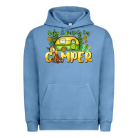 Pigment Pebble Blue Happy St. Patrick's Day camper Urban Hoodie - HowdyJamesFarm