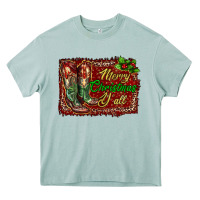 Arona merry christmas y'all boots Heavy Core Tee - RanaPortraitStore