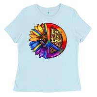 Baby Blue love is love Ladies Tee - JahusDesignShop