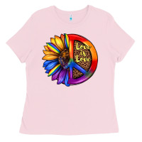 Bubblegum Pink love is love Ladies Tee - JahusDesignShop
