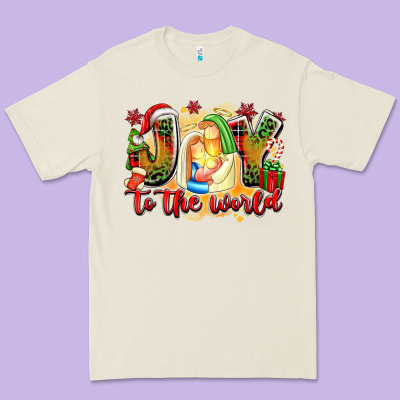 Joy To The World Premium Tee Designed By Texasbilliewilder