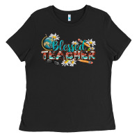 Black blessed teacher Ladies Tee - texasbilliewilder