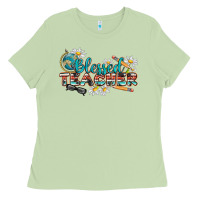 Matcha blessed teacher Ladies Tee - texasbilliewilder