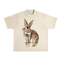 Sandshell Rabbit Urban Heavy Tee - LillyAllenDesigns
