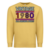 Antique Gold Vintage 1980 Birthday Premium Sweatshirt - Bettercallsaul
