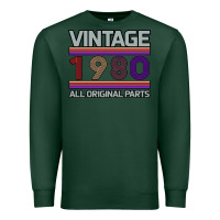 Sports Green Vintage 1980 Birthday Premium Sweatshirt - Bettercallsaul
