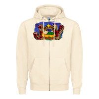 Sandshell baby jesus joy Zipper Hoodie - MaliasSmallBusiness