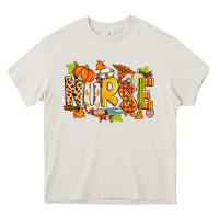 Cream fall nurse Heavy Core Tee - Zillion Design Studio