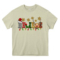 Mossy christmas believe Heavy Core Tee - BarkalooDesign