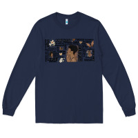 Navy black woman confident Long Sleeve Tee - MaliasSmallBusiness