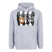 Heather Grey Baseball Mama Heavyweight Hoodie - Bettercallsaul