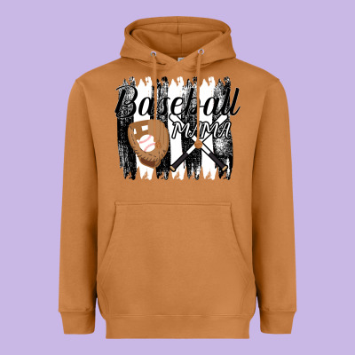 Baseball Mama Heavyweight Hoodie Designed By Bettercallsaul