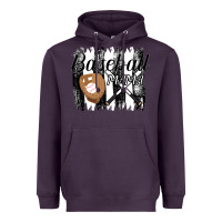 Plum Baseball Mama Heavyweight Hoodie - Bettercallsaul