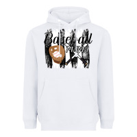 White Baseball Mama Heavyweight Hoodie - Bettercallsaul