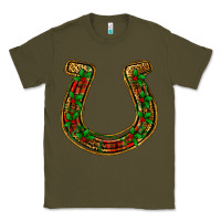 Army Green Christmas Horseshoe Classic Tee - Jasminsmagicworld