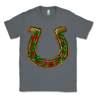 Charcoal Heather Christmas Horseshoe Classic Tee - Jasminsmagicworld
