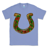 Colony Blue Christmas Horseshoe Classic Tee - Jasminsmagicworld