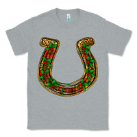 Heather Grey Christmas Horseshoe Classic Tee - Jasminsmagicworld