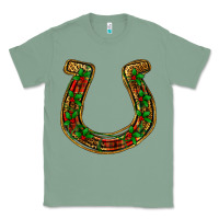 Sage Christmas Horseshoe Classic Tee - Jasminsmagicworld