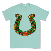 Seafoam Christmas Horseshoe Classic Tee - Jasminsmagicworld