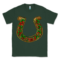 Sports Green Christmas Horseshoe Classic Tee - Jasminsmagicworld