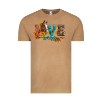 Vintage Camel love horses  leather turquoise leopard Vintage Tee - Artiststas