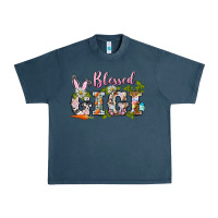 Midnight Navy blessed gigi easter Urban Heavy Tee - BarkalooDesign