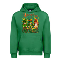 Emerald Hanging with my gnomies Urban Hoodie - HowdyJamesFarm
