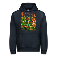 Navy Hanging with my gnomies Urban Hoodie - HowdyJamesFarm