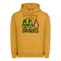 Pigment Peanut Butter Hanging with my gnomies Urban Hoodie - HowdyJamesFarm