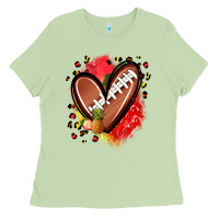 Matcha fruits and football heart Ladies Tee - Zillion Design Studio